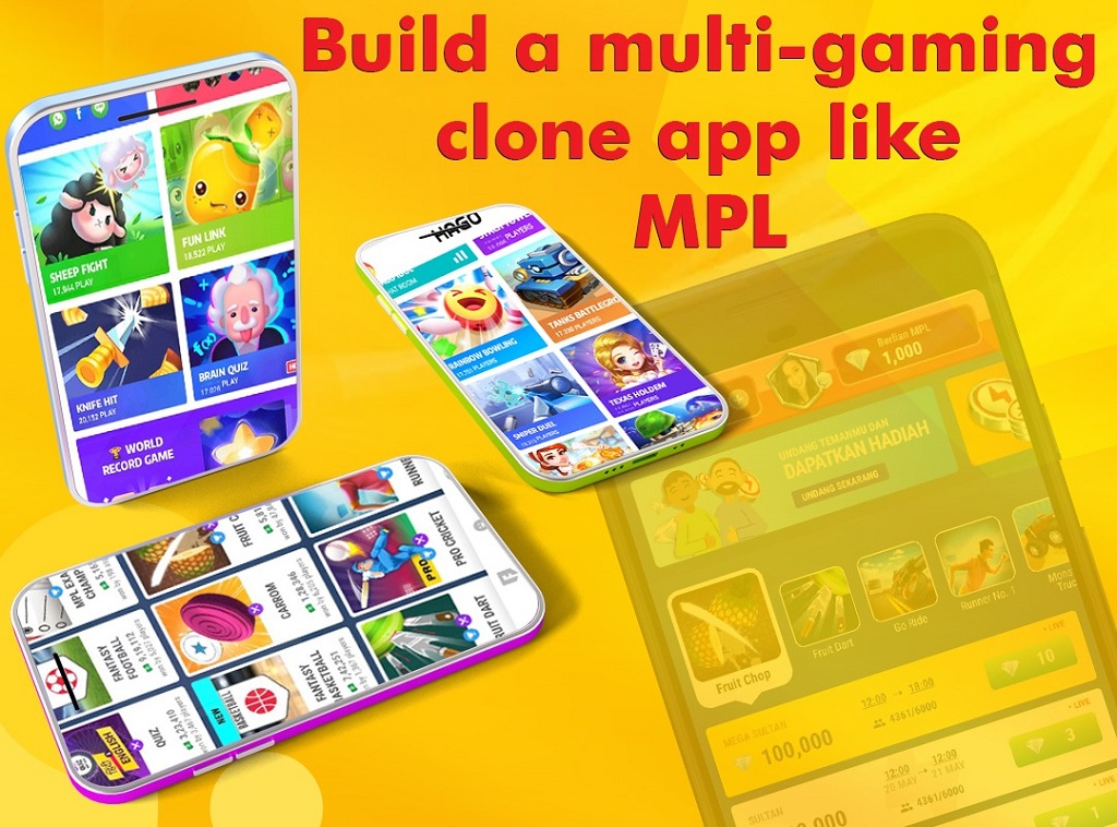 multi-gaming clone app like MPL 