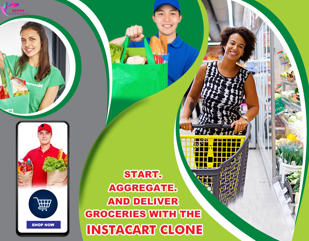 Start. Aggregate. Also, deliver goods with the Instacart clone