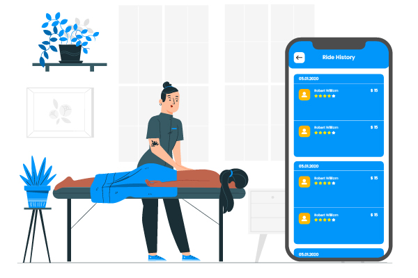 on-demand massage app