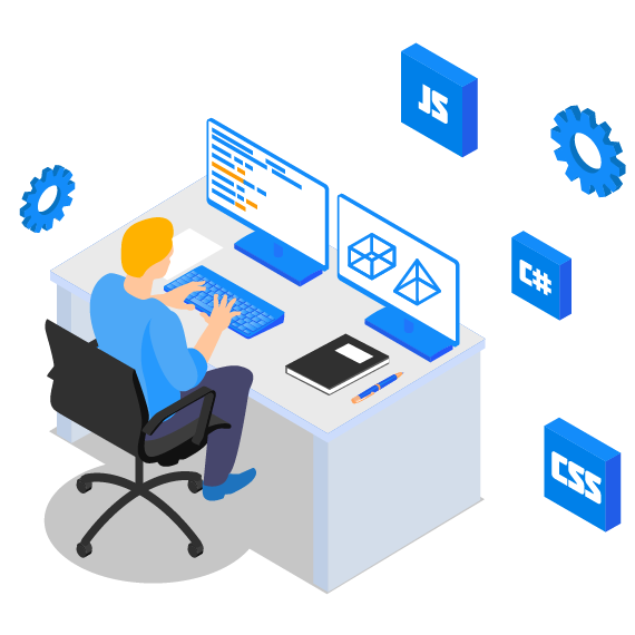 web development illustration