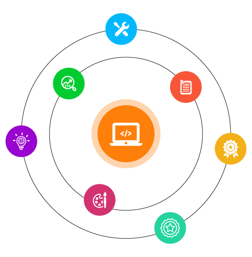 web development illustration